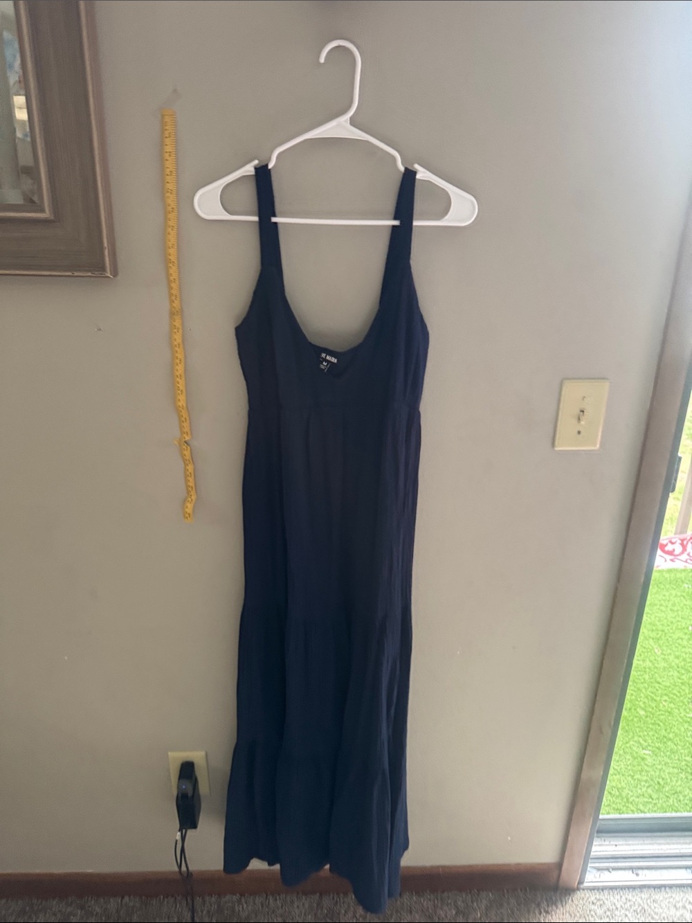 Steve Madden Navy Blue Sleeveless Maxi Dress